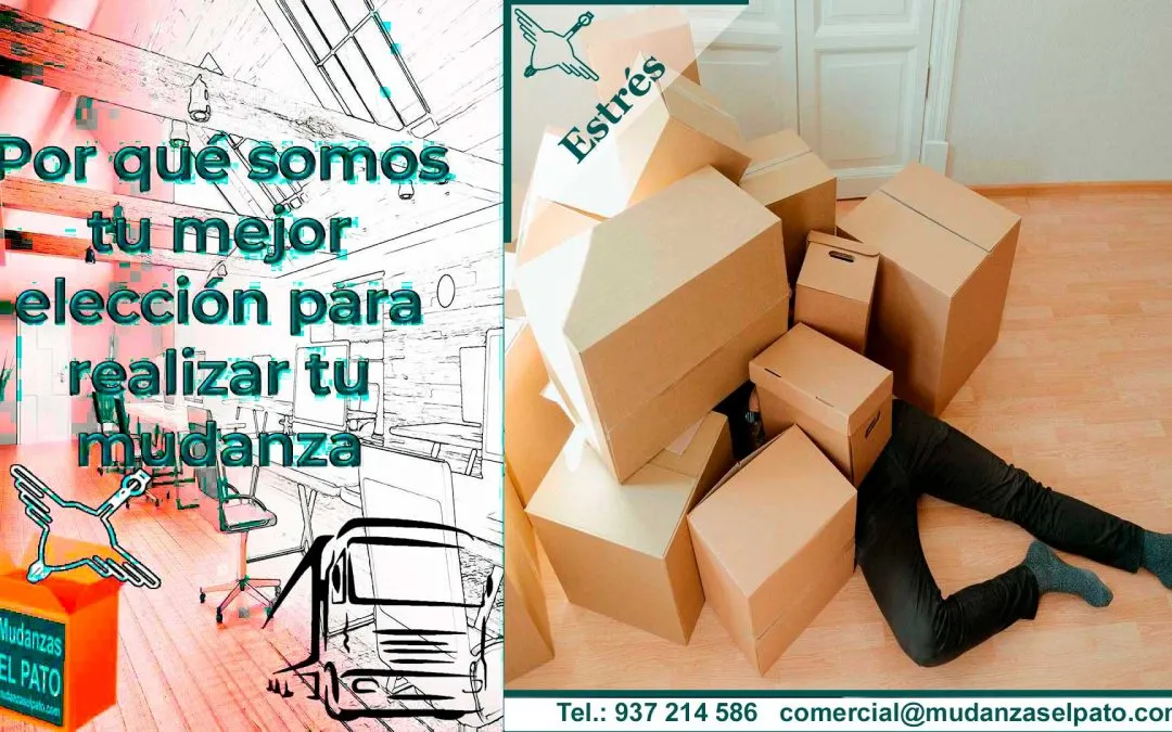 Benefíciate de las ventajas de una mudanza Profesional . Estrés en Mudanzas