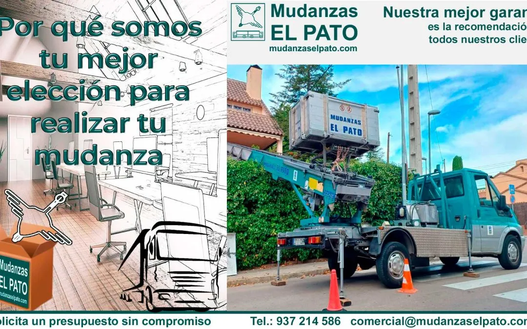 Las Plataformas Elevadoras para las Mudanzas difíciles