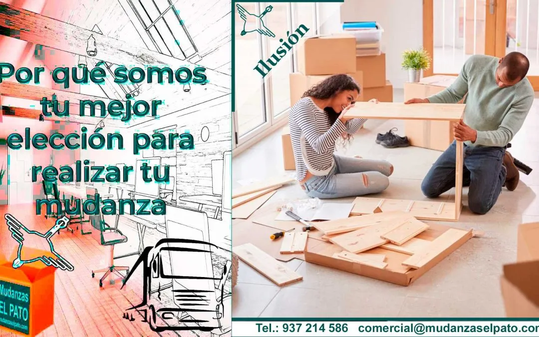 Benefíciate de las ventajas de una mudanza Profesional . Montaje y Desmontaje de Muebles