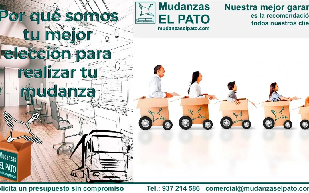 Mudanza durante la «Vuelta al Cole»